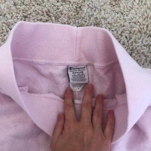 Reverse weave pink ombré champion sweats - Picture 2 of 2